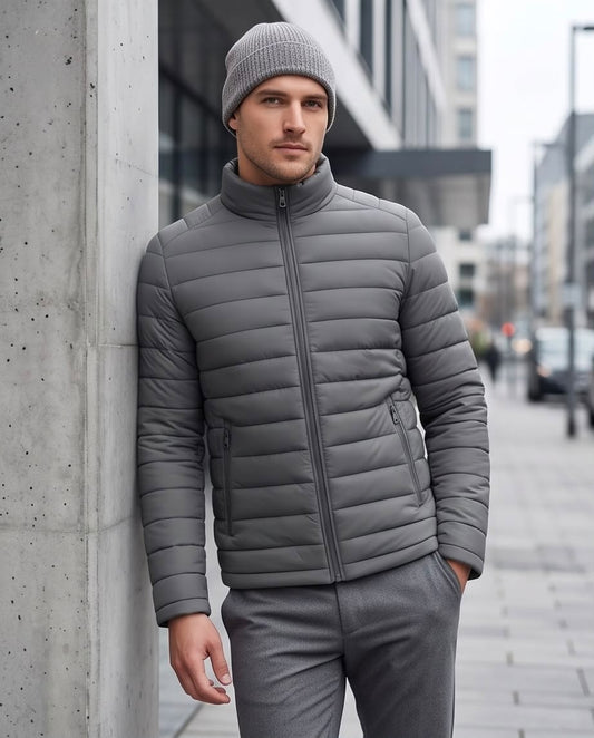 2H #22908 Gray Winter Casual Jacket
