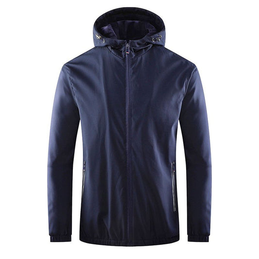 2H Navy Lightweight Waterproof Jacket
