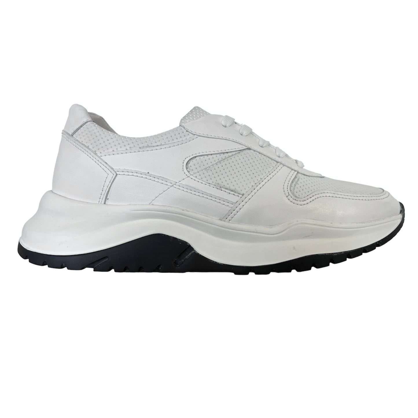 2H #9529 White Casual Shoes