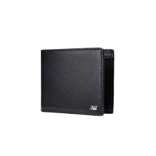 2H Black Genuine Leather wallet