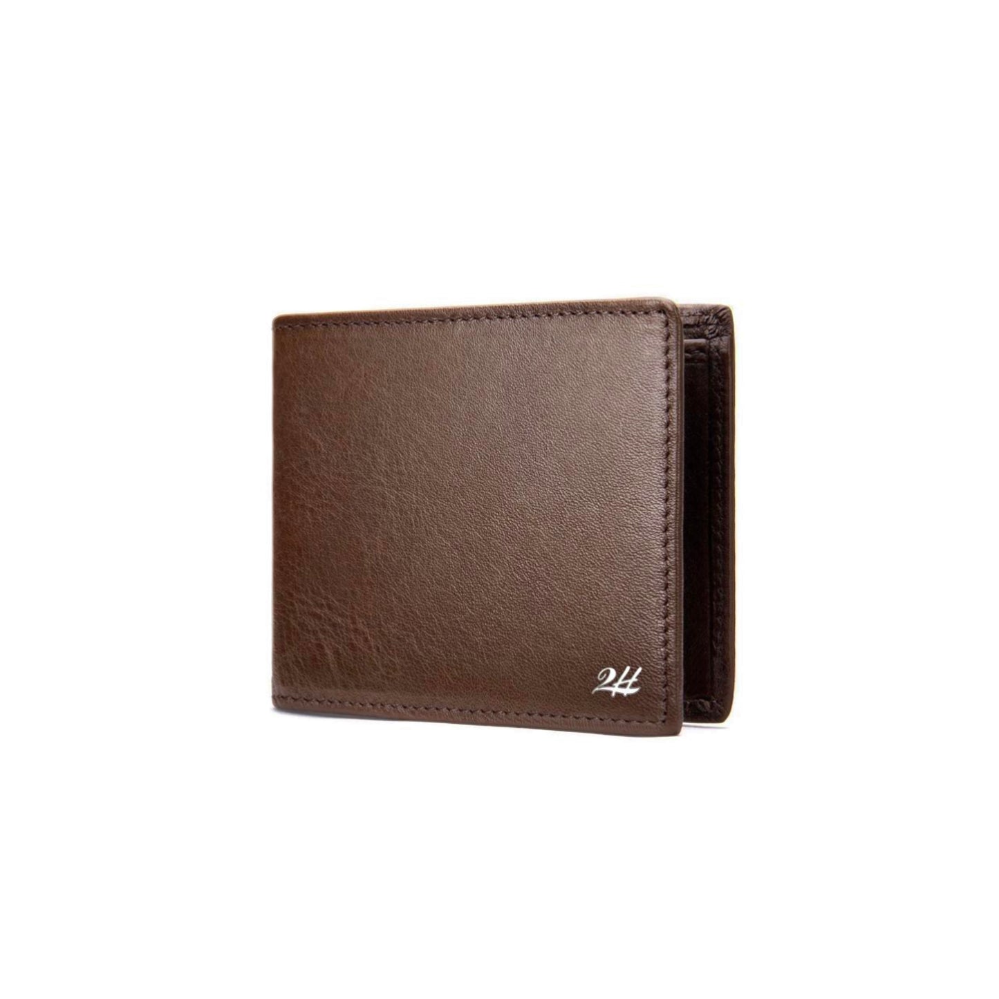 2H Brown Genuine Leather wallet