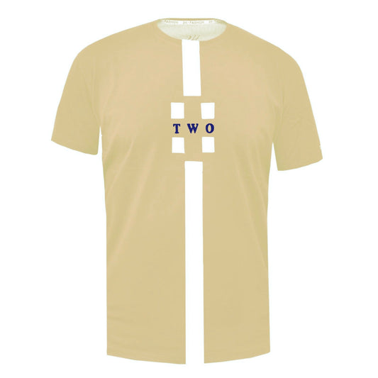 SALE! 2H #88160 Beige Printed T-shirt