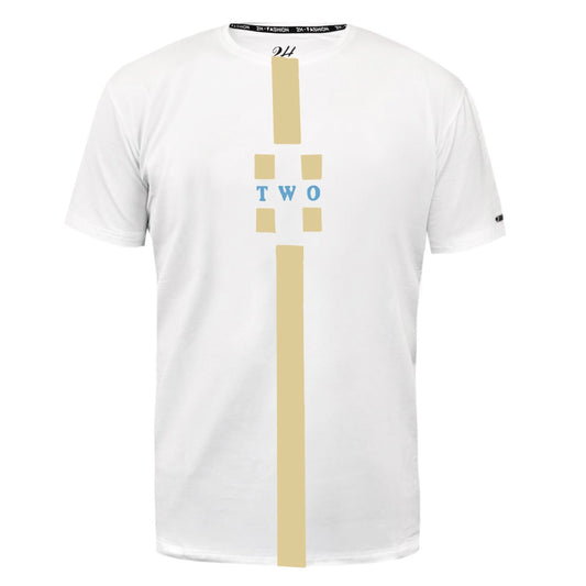 SALE! 2H #88160 White Printed T-shirt
