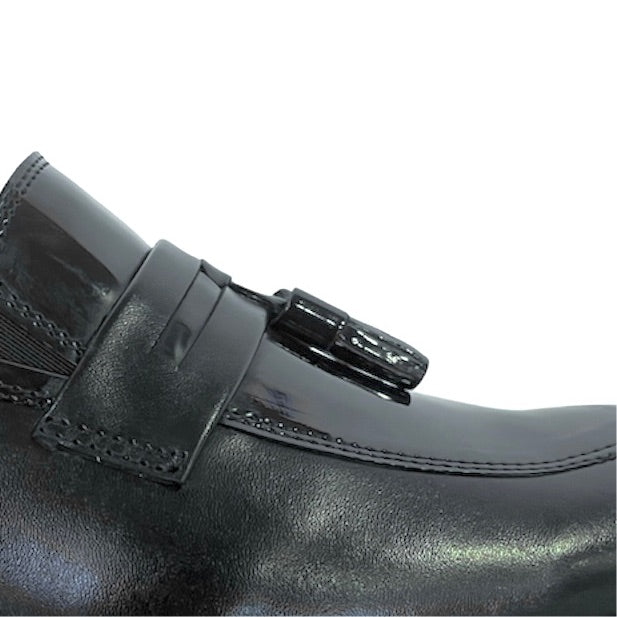 2H #9530 Shiny Black Classic Shoes