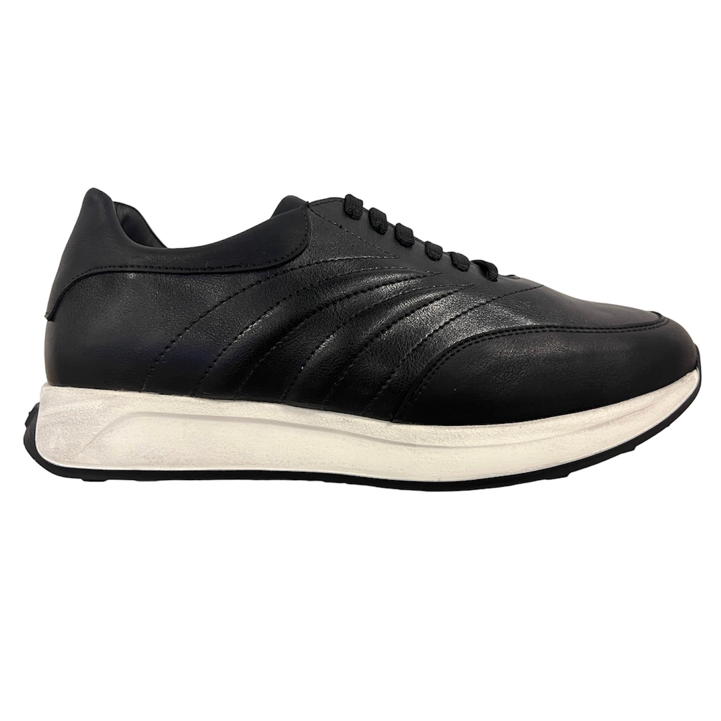 2H #9506 Black Casual Shoes