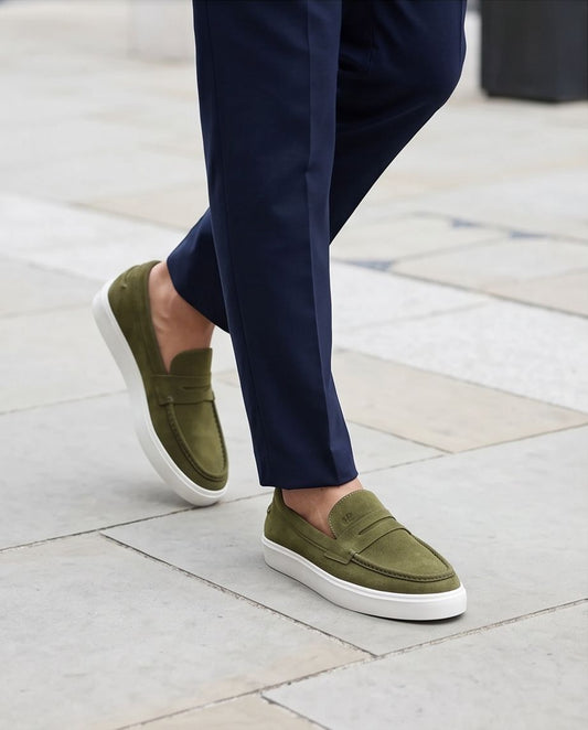 2H #2311 1007 1313 Green Casual shoes