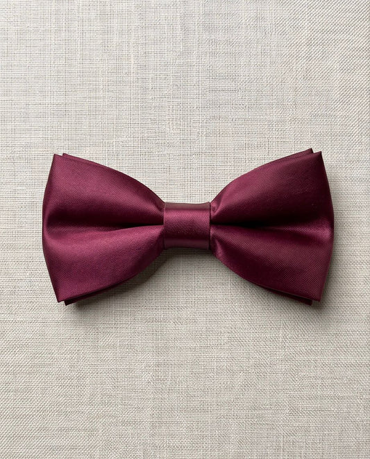 2H Dark Red Bow Tie