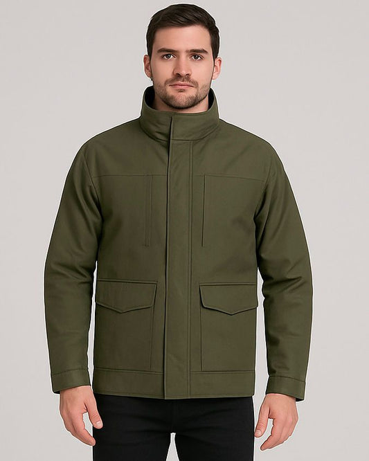 2H #88068 Army stand up collar casual jacket