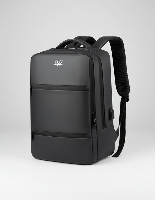 2H Black Duffle Back Bag