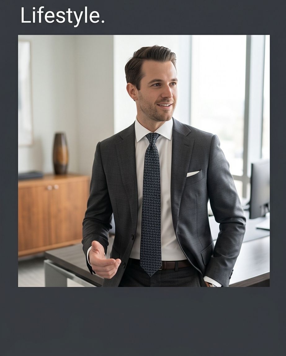 2H Brown Necktie