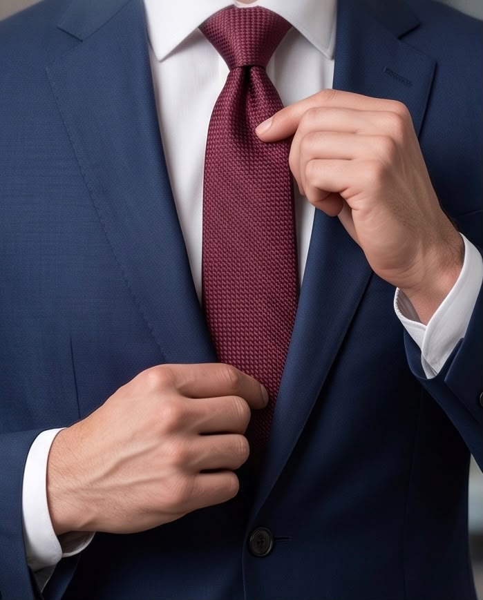2H Red Necktie