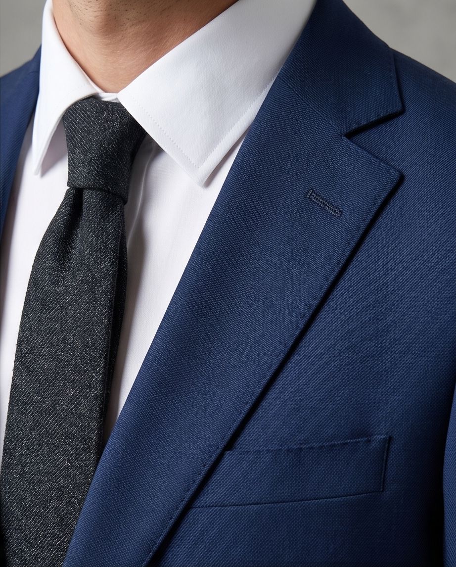 2H #002-1011-30 Navy Blue Formal suit