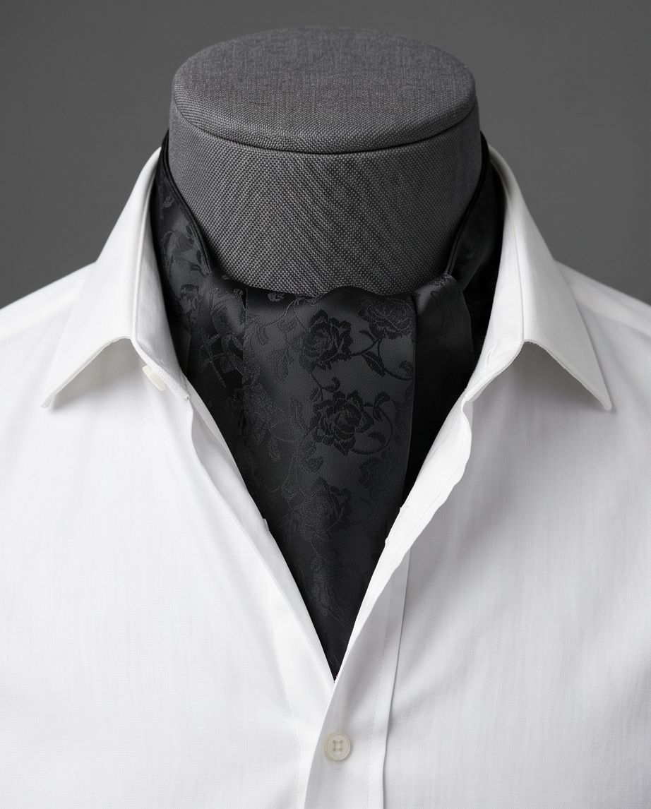 2H Black Foulard