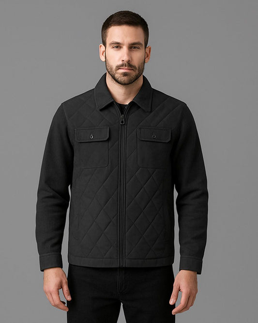 2H #88210 Black Casual Jacket