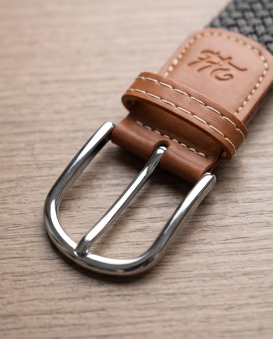 2H Dark Gray Elastic Belt