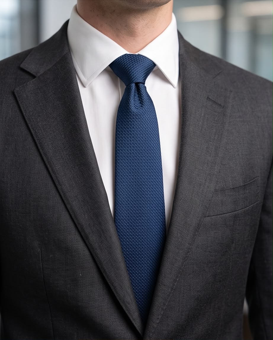 2H Navy Necktie