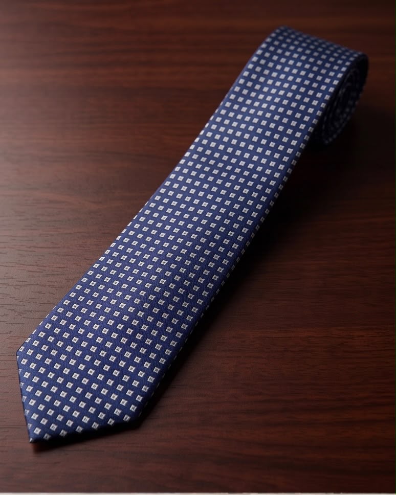 2H Blue Necktie