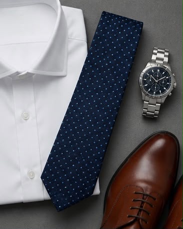 2H Navy Necktie