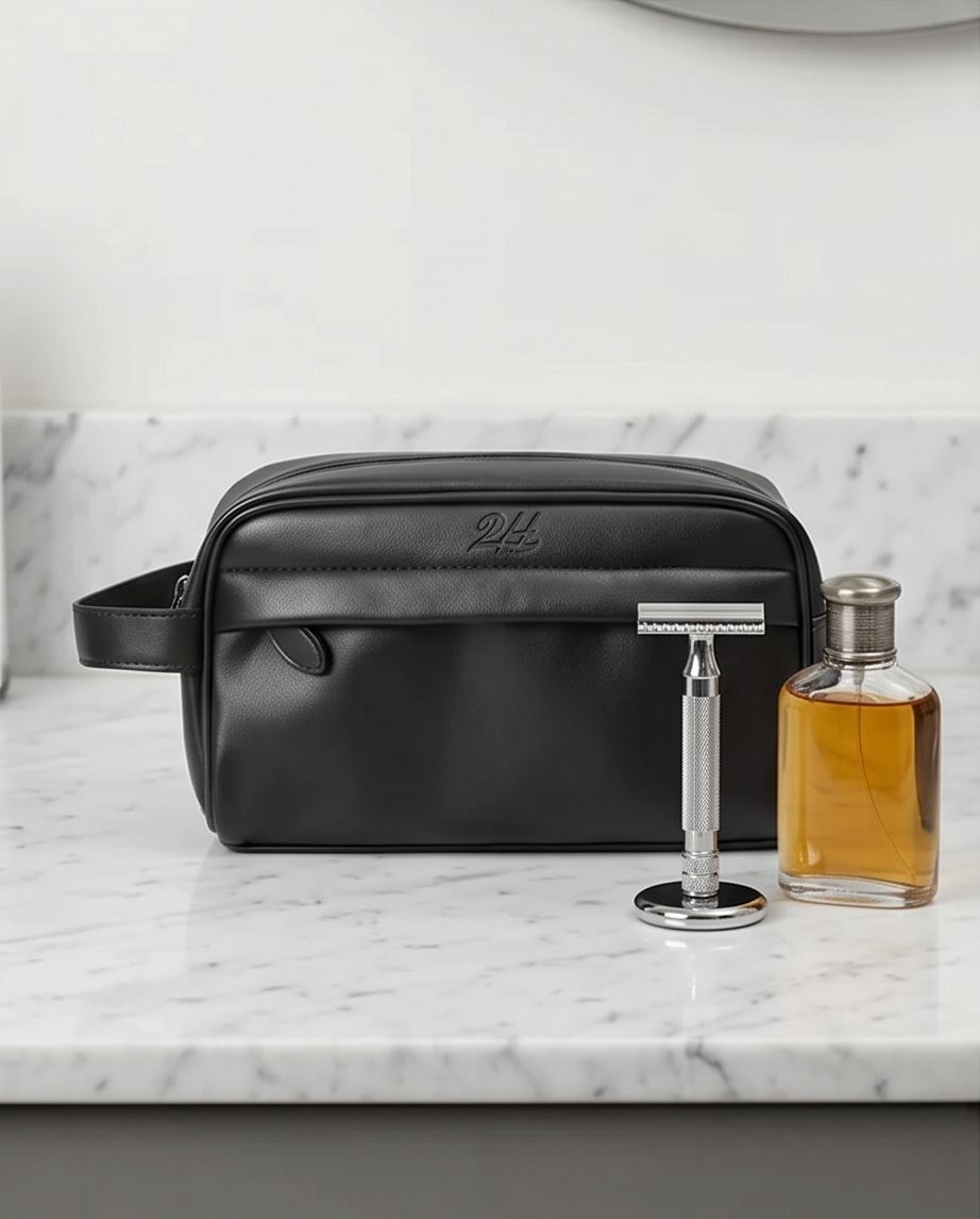 2H Black Plain Clutch Bag