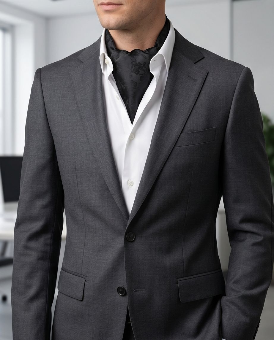 2H Black Foulard