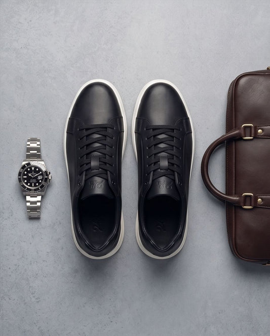 2H #10 Black Casual Shoes