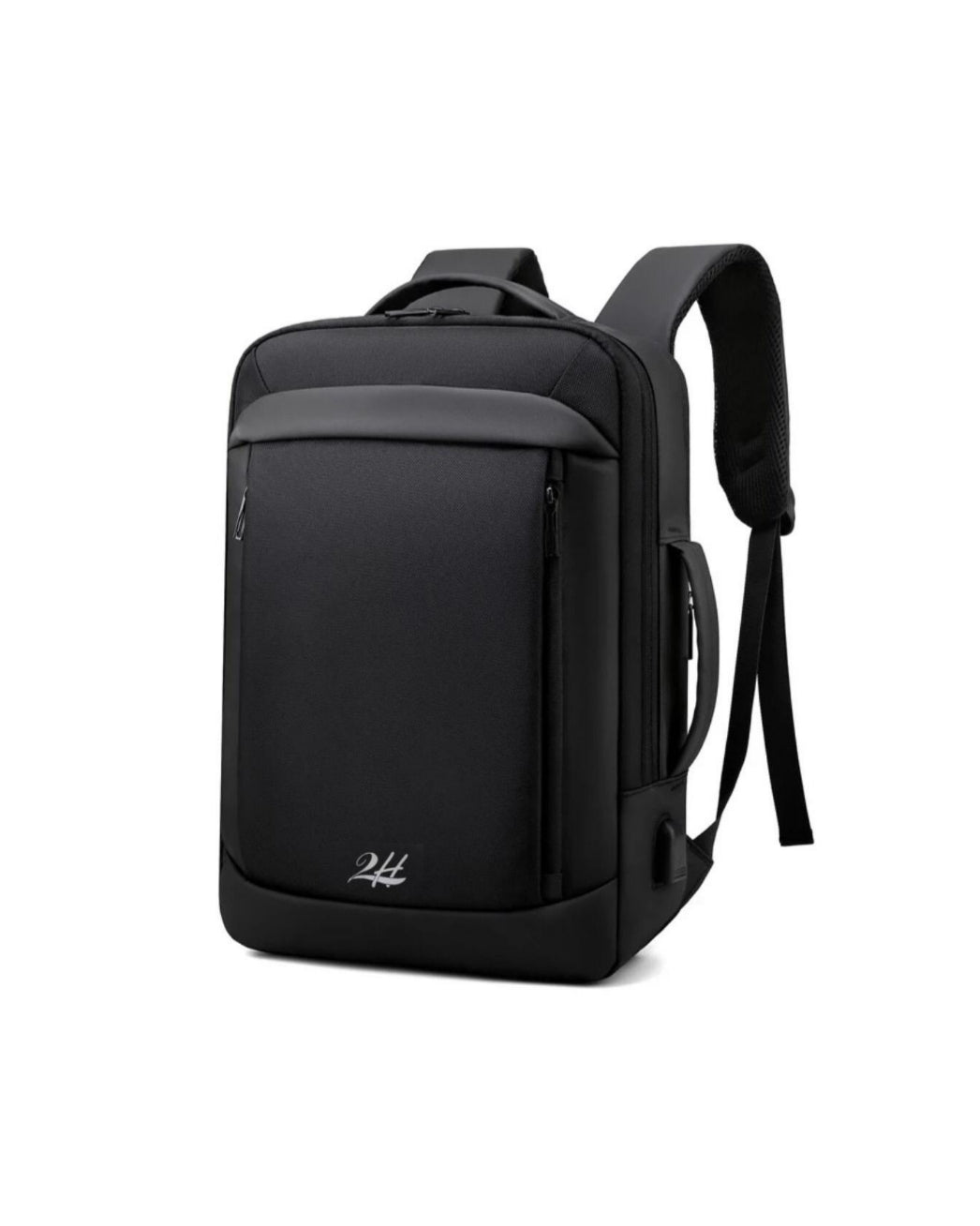 2H #2162 Black Duffle Back Bag