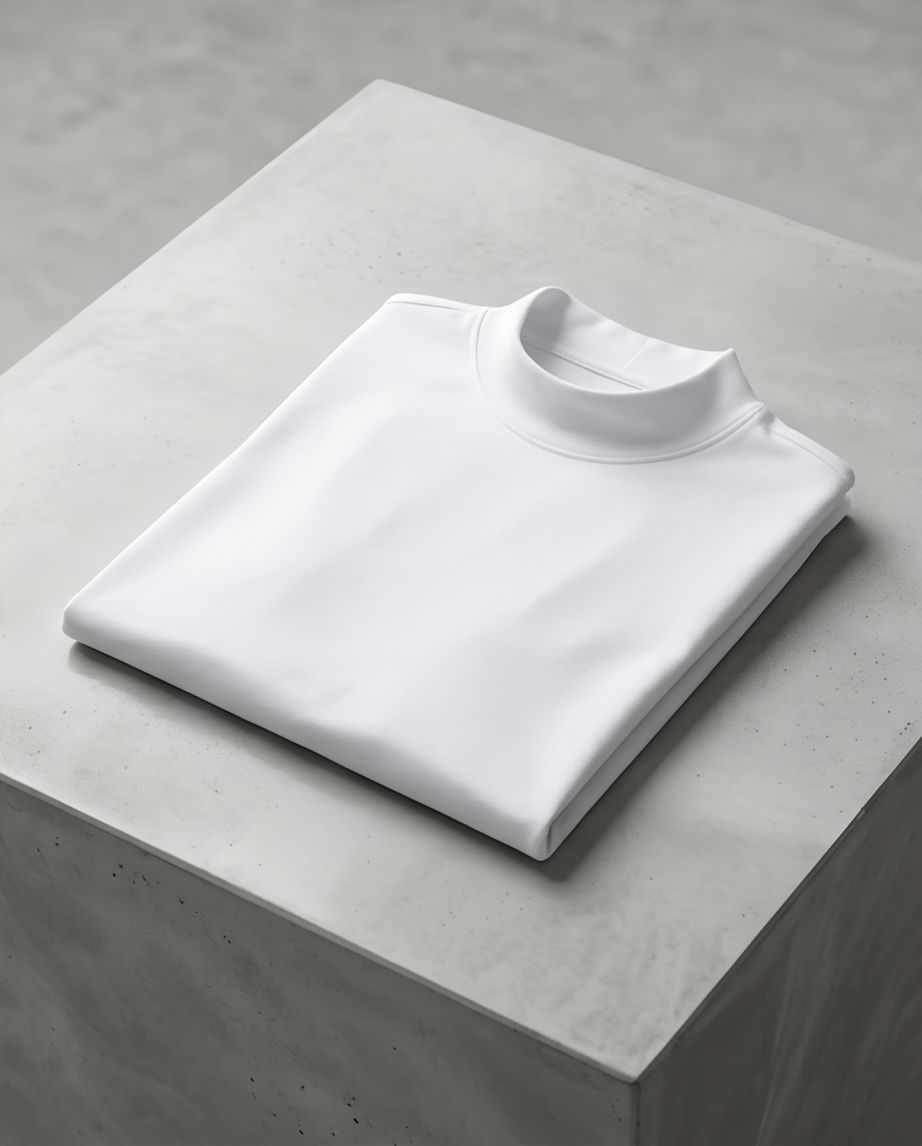 2H High Neck Slim T-shirt