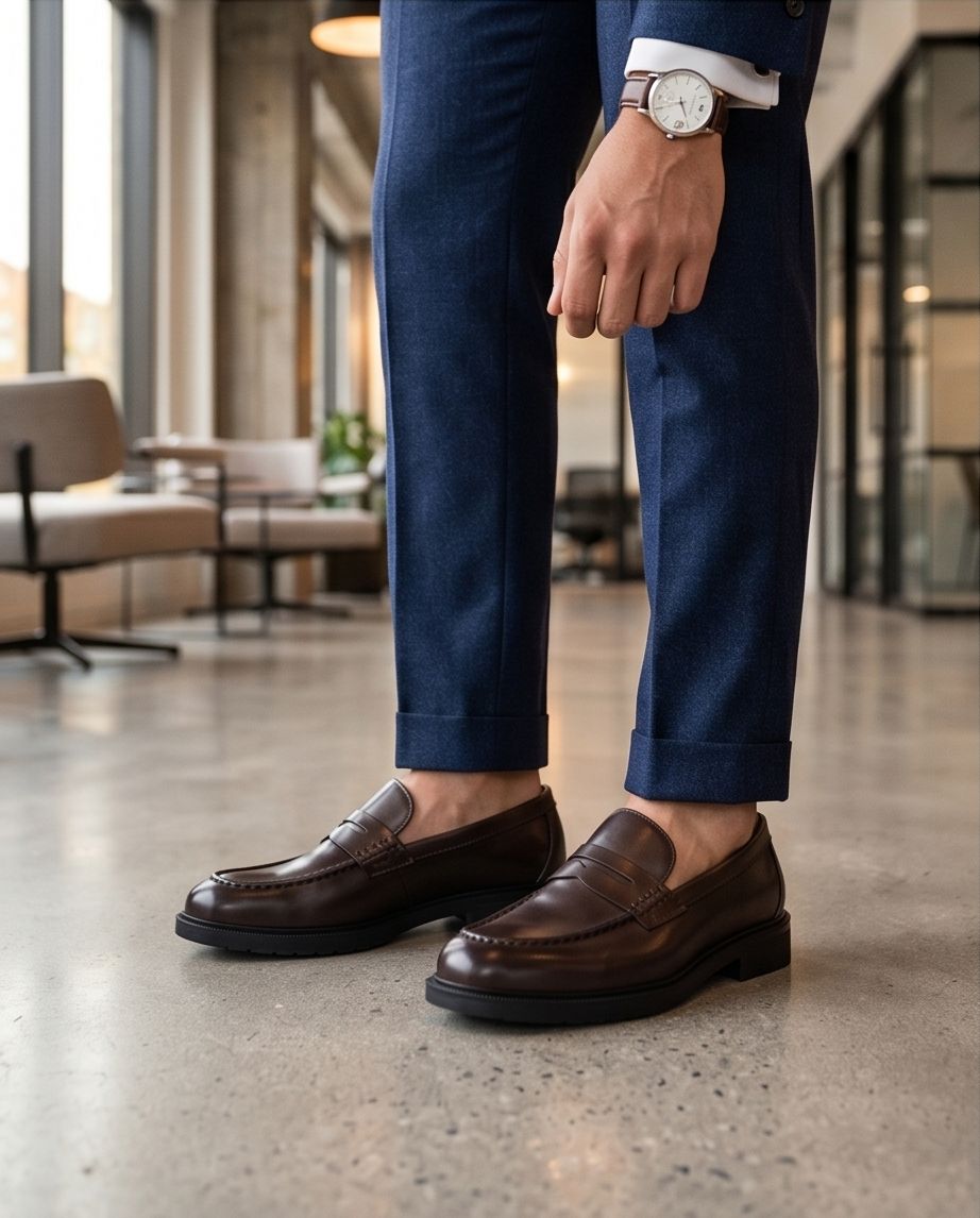 2H #1012 1001 1313 Coffee Formal shoes