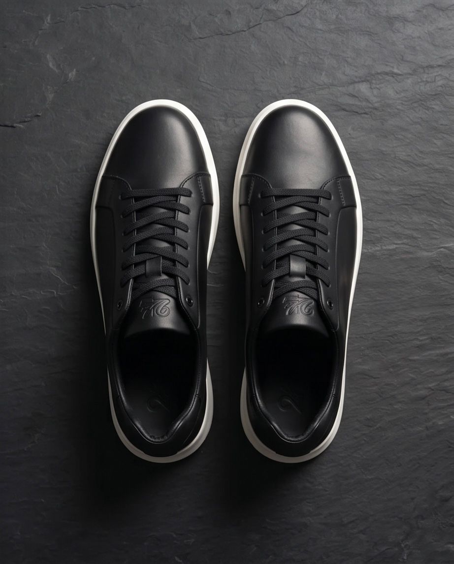 2H #10 Black Casual Shoes