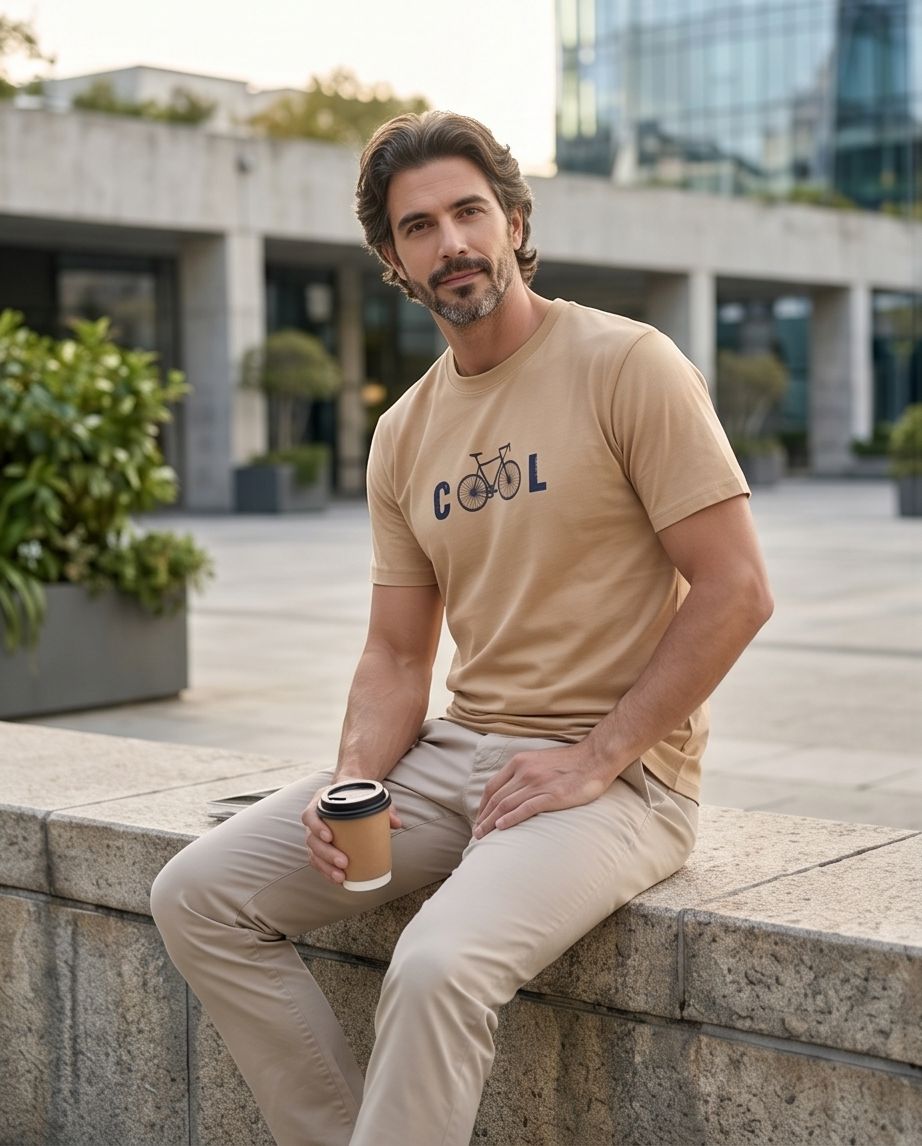 2H #0001-3 Printed T-shirt Regular Fit