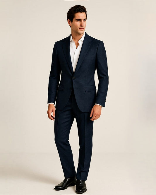 2H #1801 Navy Casual Suit