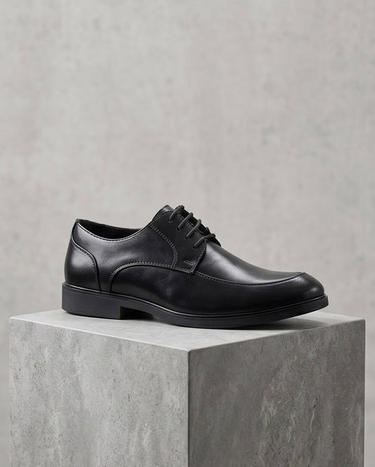 2H #JSL110-3 Black Formal Shoes