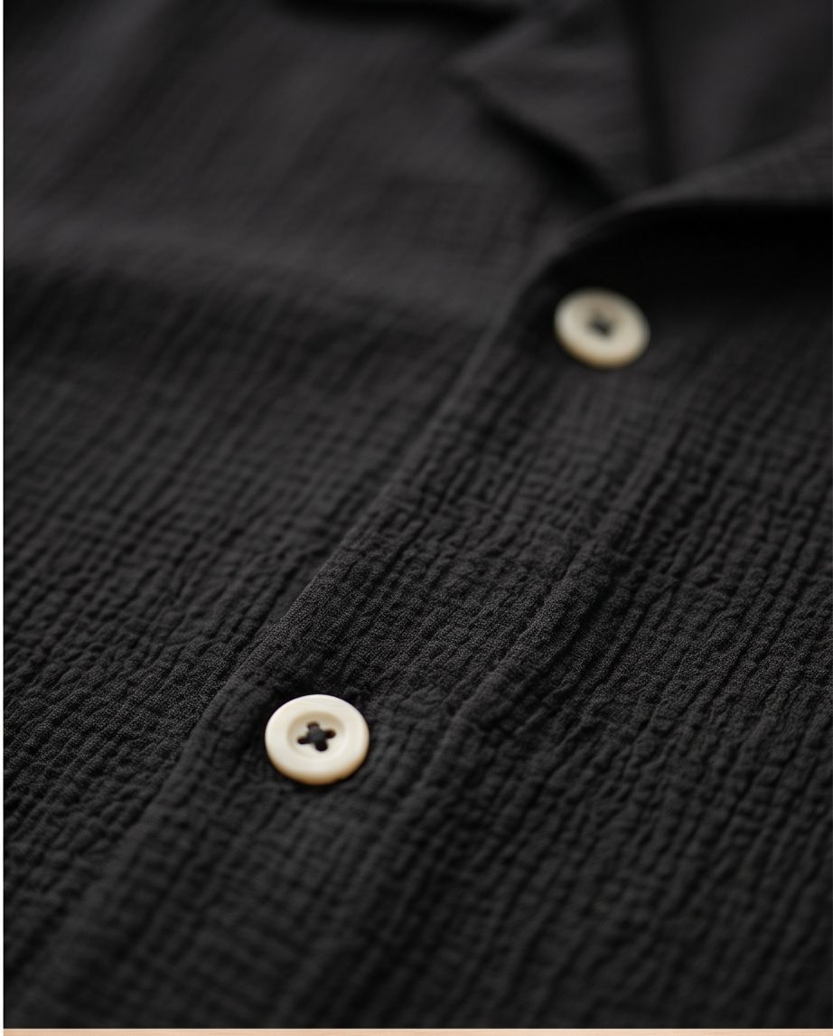 2H #040325 Black Jacquard set
