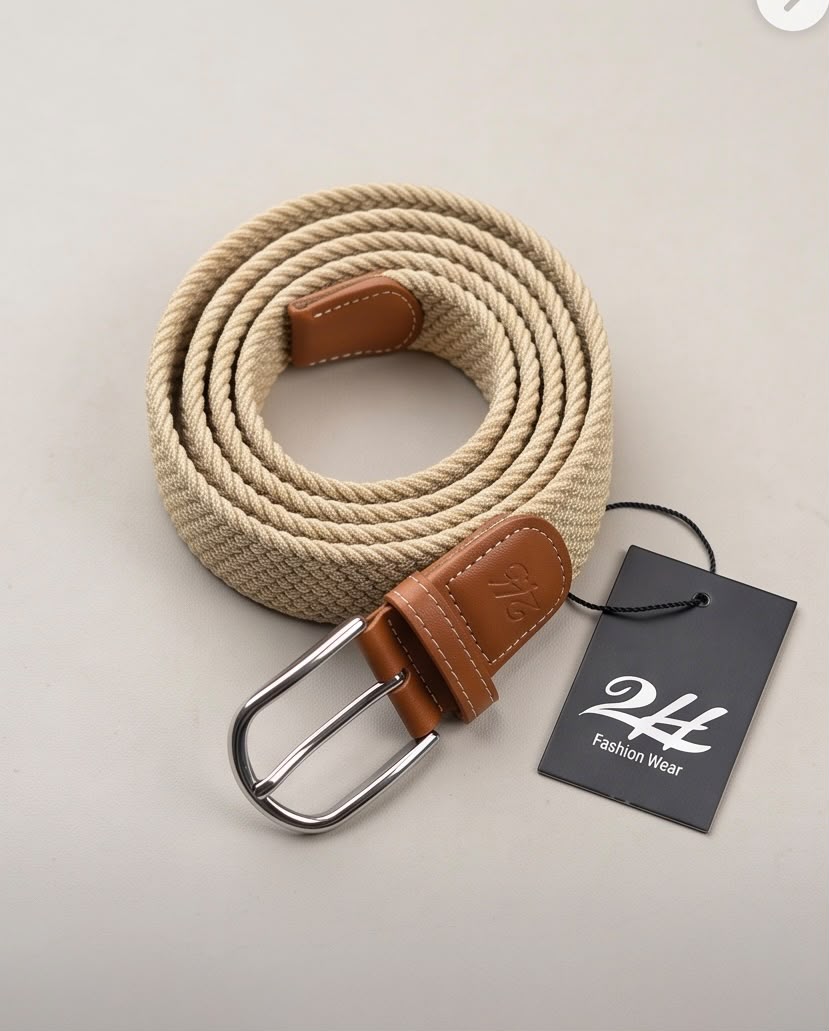 2H Beige Elastic Belt