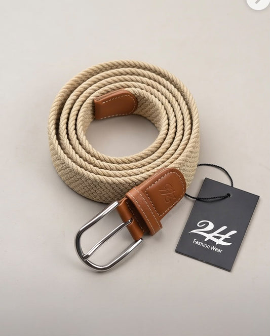 2H Beige Elastic Belt