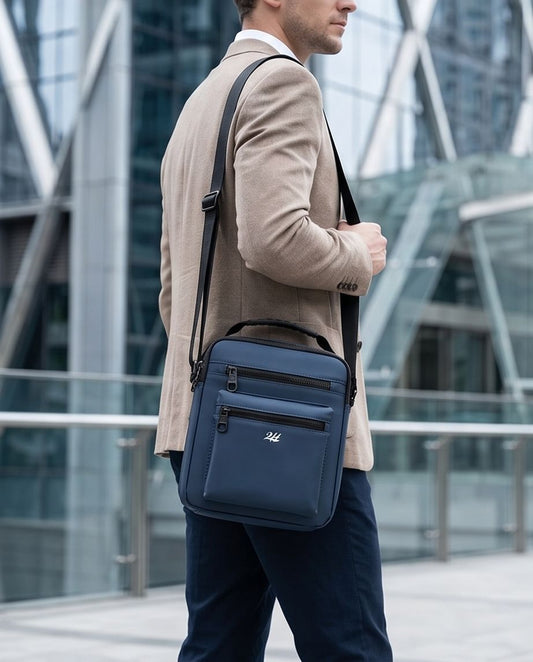 2H Blue Waterproof Shoulder Bag
