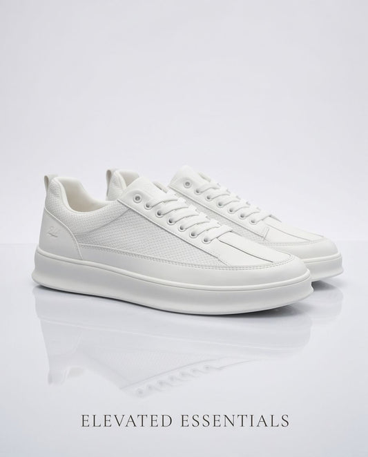2H #09 White Casual Shoes