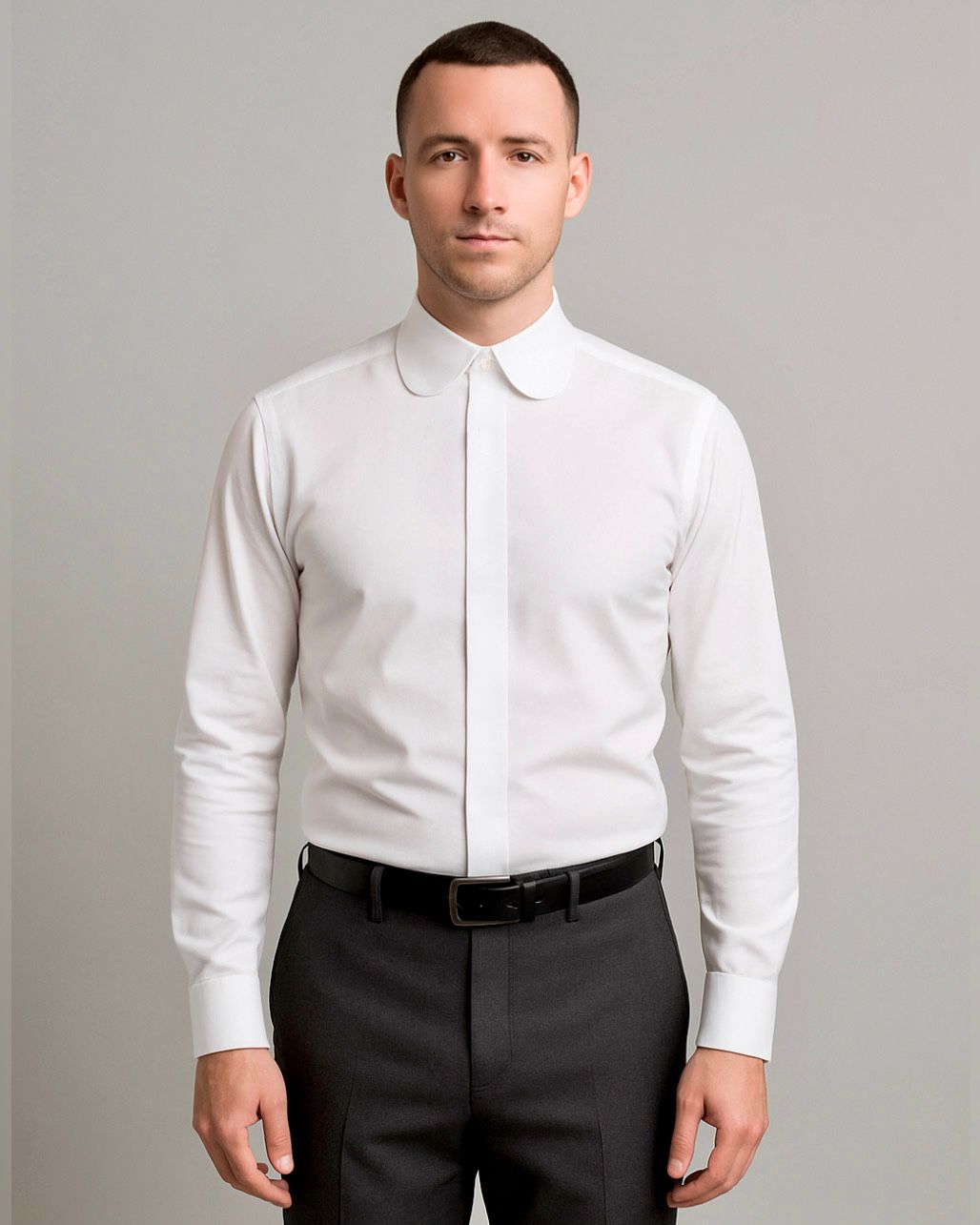 2H Round white Classic Shirt