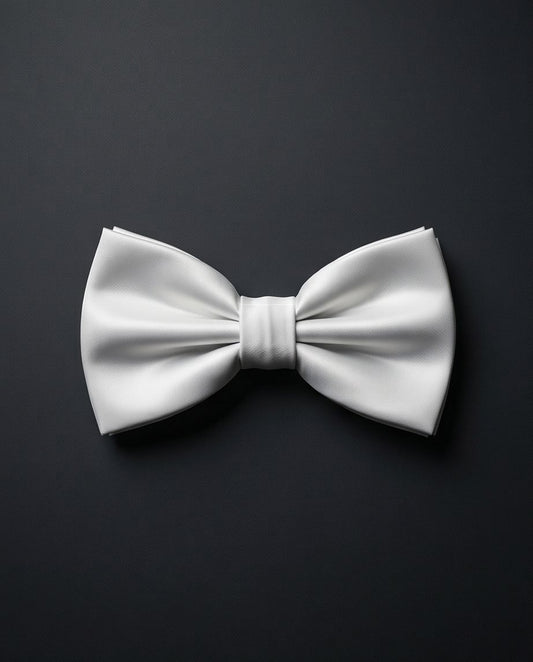 2H White Bow Tie