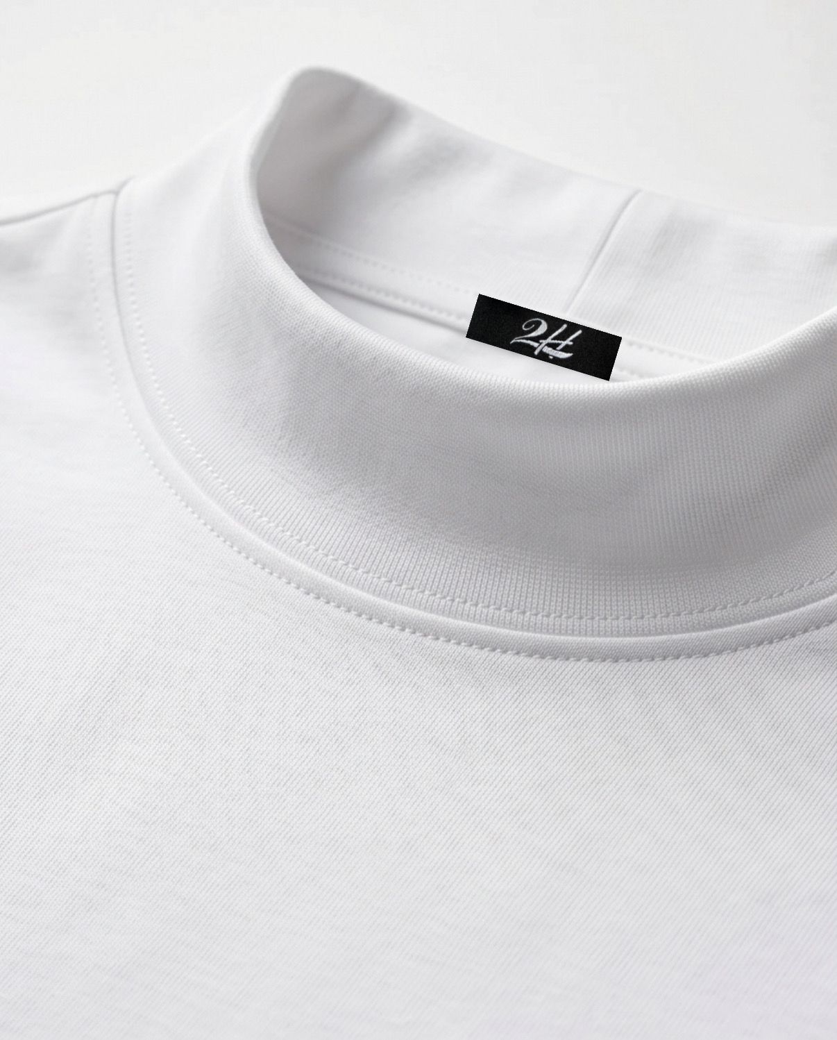 2H High Neck Slim T-shirt