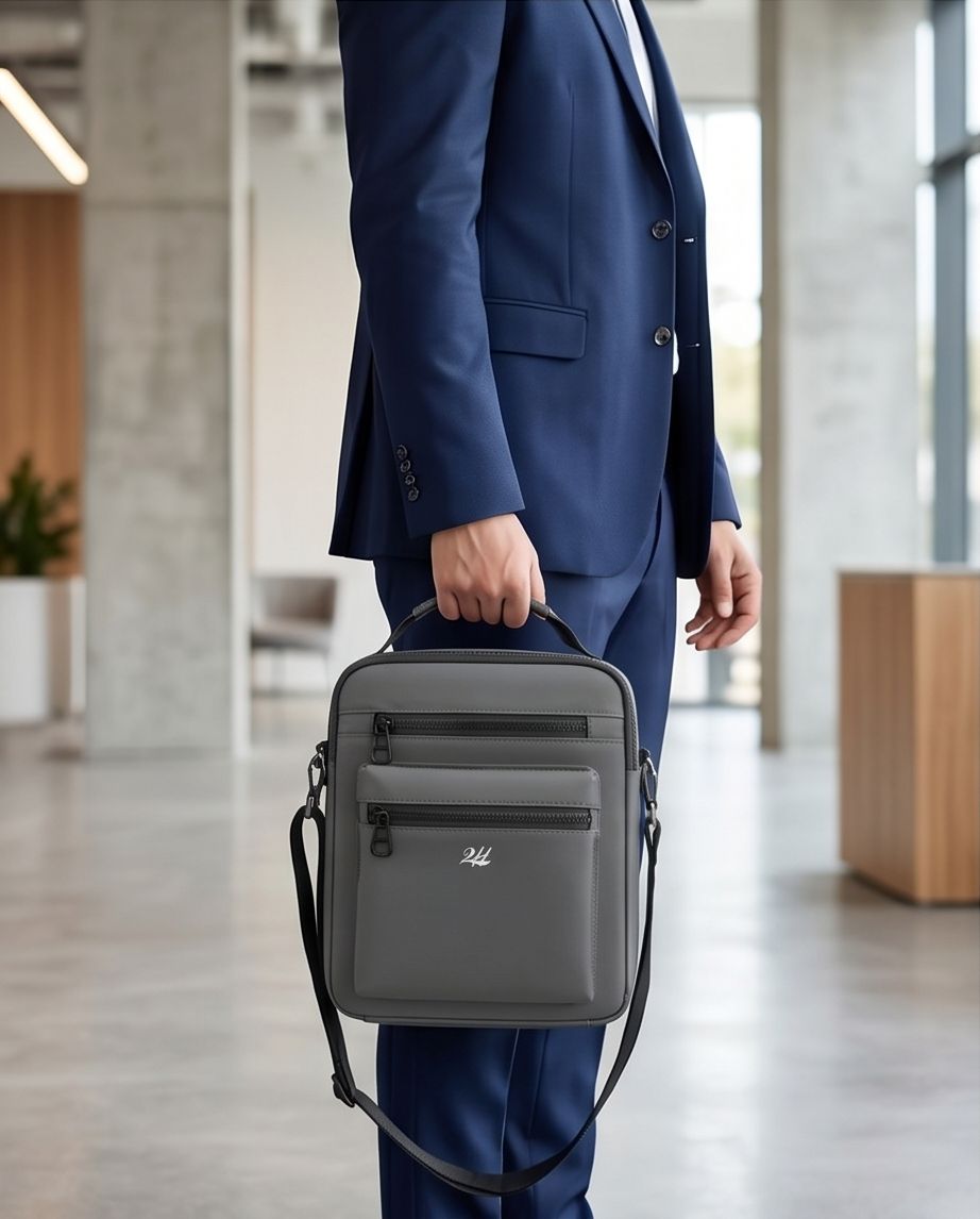 2H Gray Waterproof Shoulder Bag