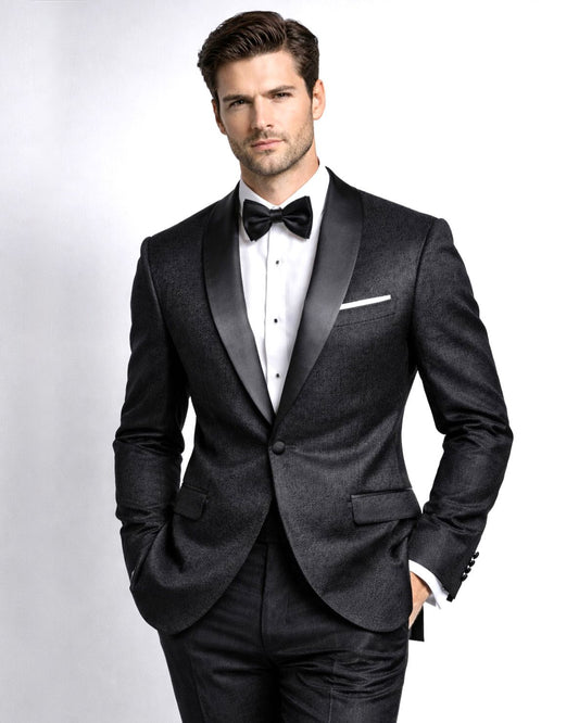 SALE! 2H Black Wedding Suit