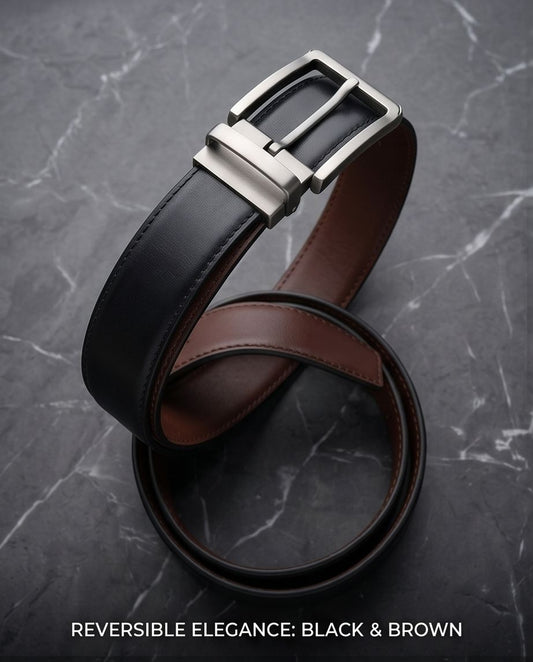 2H #8211 Double Face Leather Belt