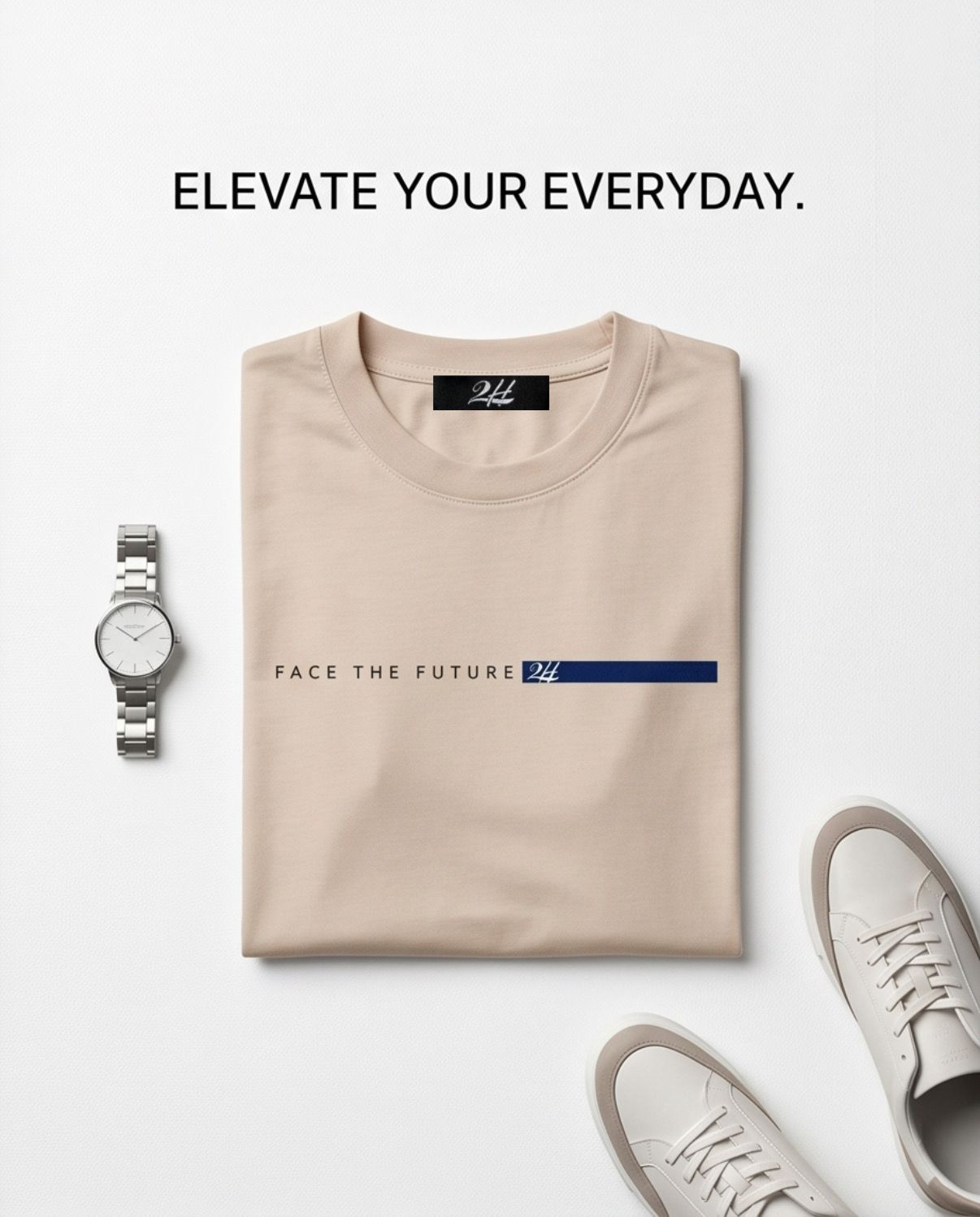 2H #0001-1 Printed T-shirt Regular Fit