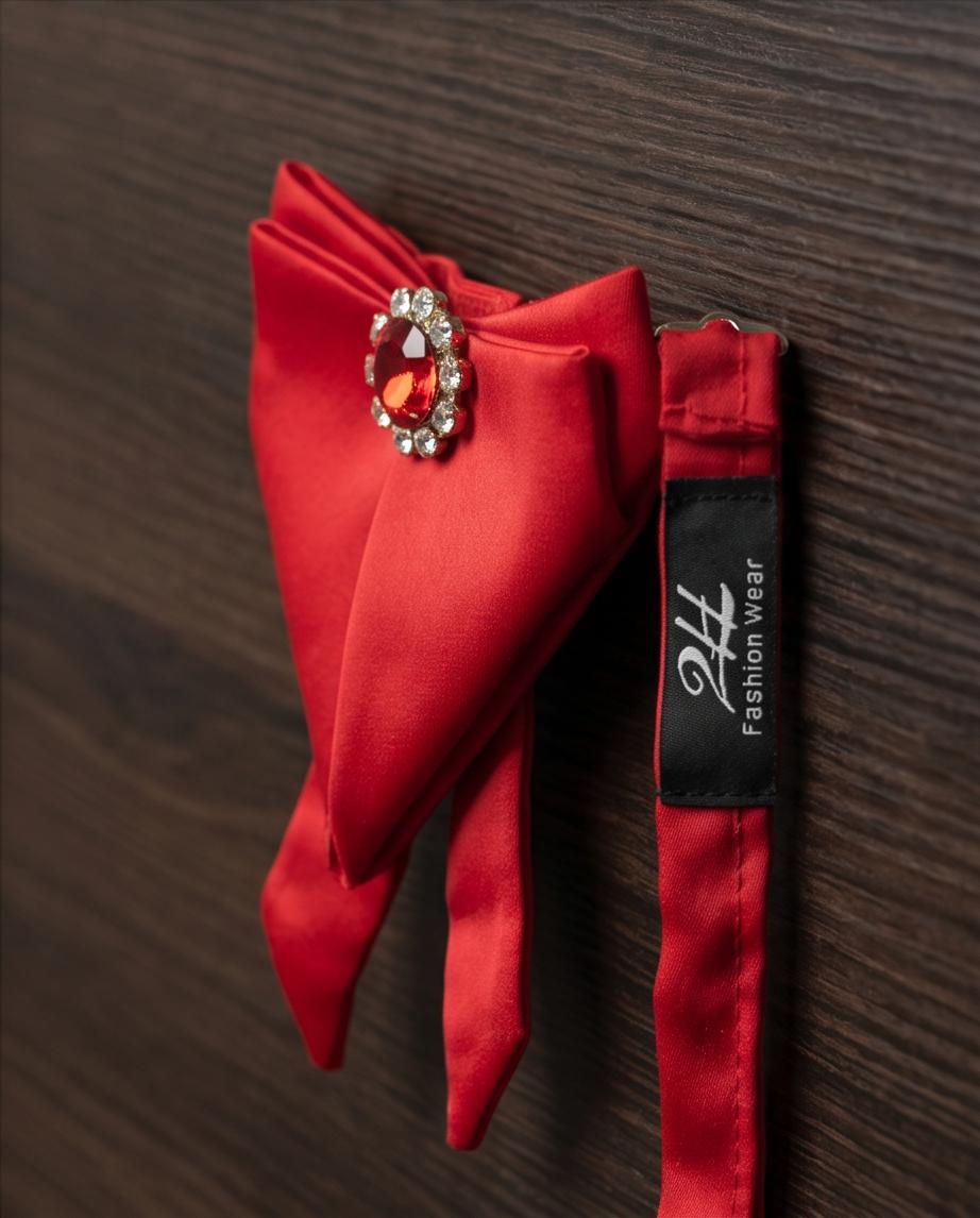 2H Red Bow Tie