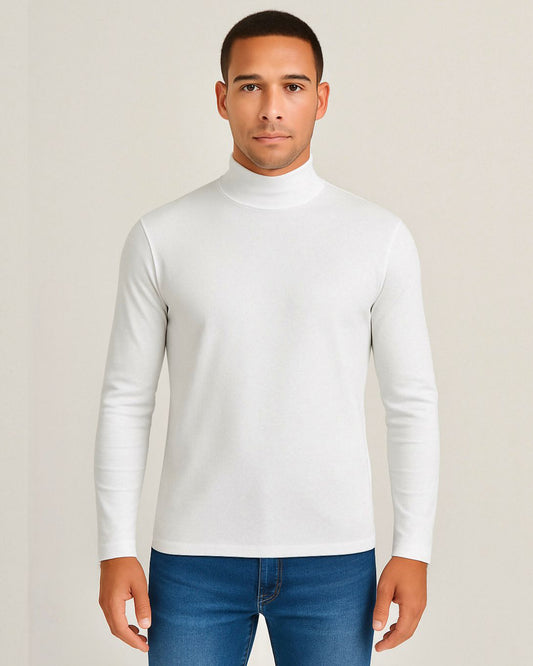 2H High Neck Long Sleeve Sweater