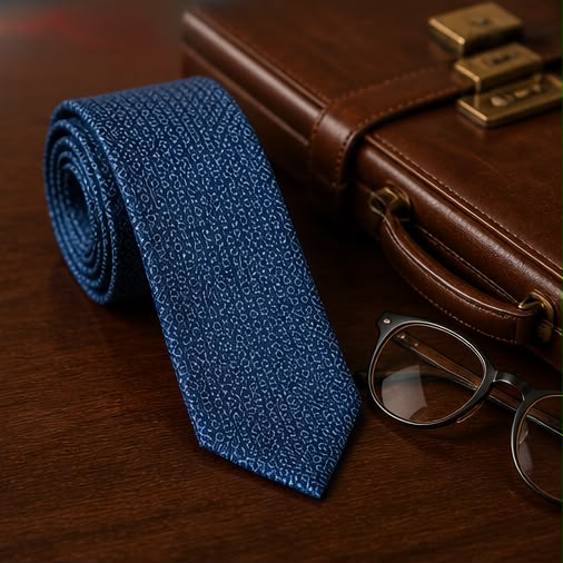 2H Navy Necktie