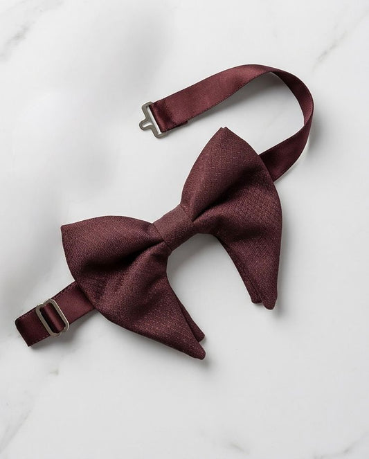 2H Dark Red Bow Tie