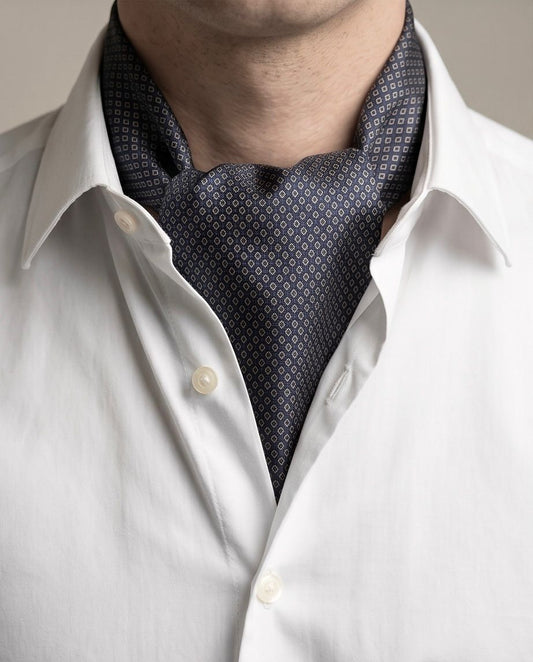 2H Dark Gray Foulard