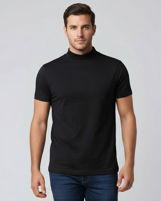 2H High Neck Slim T-shirt